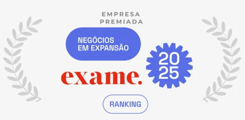 Exame — Empresa Premiada · Negócios em Expansão · Ranking 2025